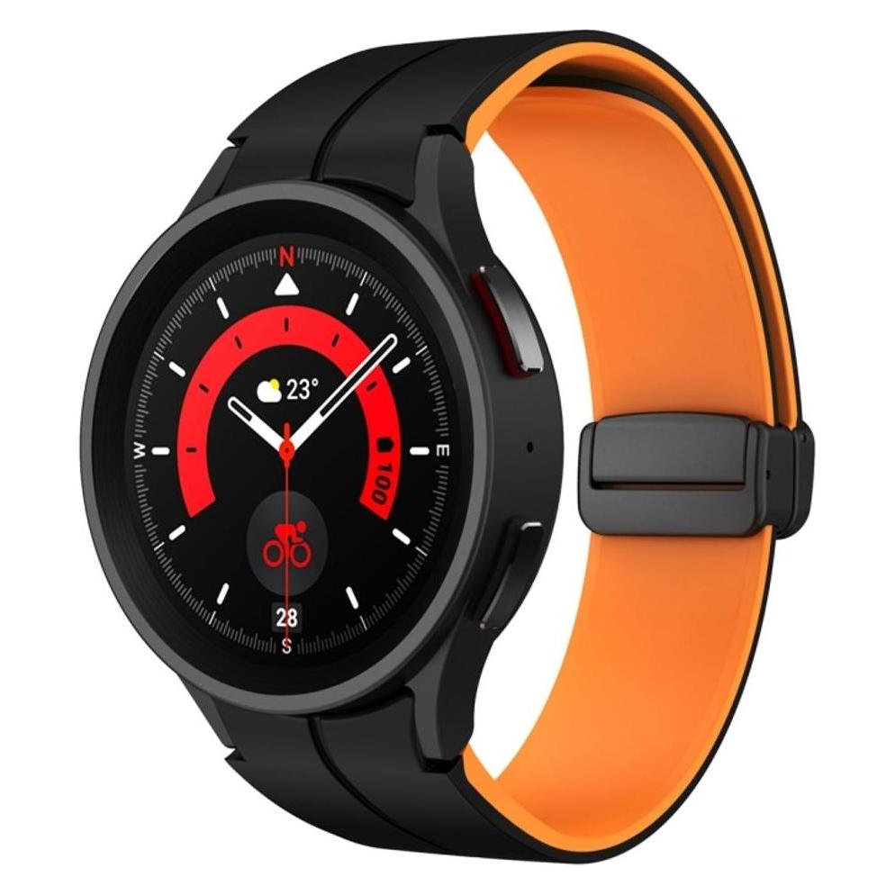 Samsung Galaxy Watch 6, 6 Classic Watch Strap - Black/Orange (EDA005072501C)