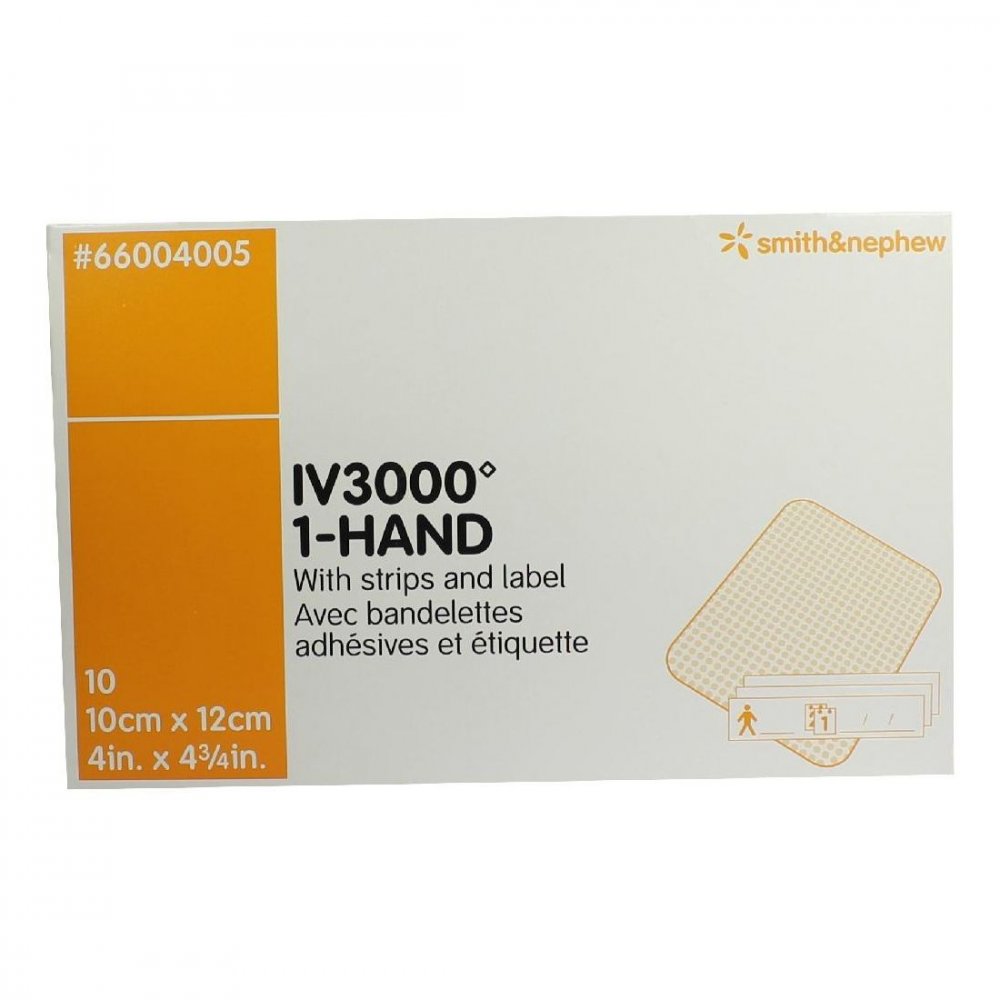 Smith & Nephew GmbH Opsite Iv3000 10x12cm transparente Kanülenfixier. 03412329