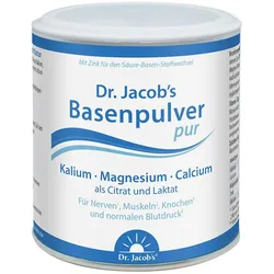 Dr. Jacob's Basenpulver pur Basen-Citrat-Laktat+Mineralstoffe