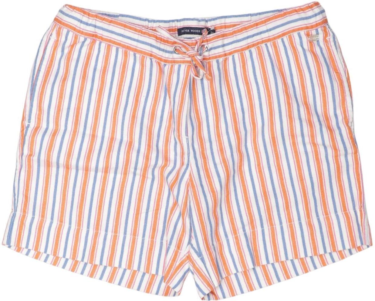 River Woods Damen Shorts, Mehrfarbig, Gr. EU 36, Viskose / Leinen / Baumwolle - Second Hand