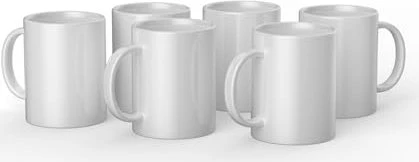 Cricut mug white 440ml (6 pieces), 6 Stk