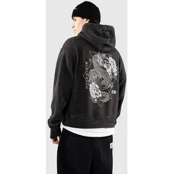Ninth Hall Venom Boxy Hoodie vintage black Gr. S