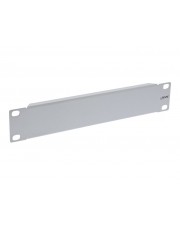 InLine 10" Blindplatte 1HE RAL 7035 grau Das 10"-Blindpanel füllt freie Lücken im Schrank und ermöglicht so eine geordnete Struktur Material: 1mm SPCC Stahl Farbe: (19109J)
