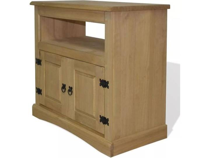 Table Console - Design Corona - Style Mexicain - 1 Armoire et 1 Étagère