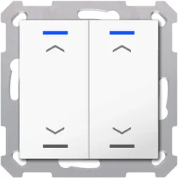 MDT Tastsensor KNX Unterputz reinweiß glänzend 2-fach 4pkt TAL-5502A02.02S