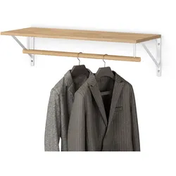 Tchibo - Wandgarderobe - 80x30x21,5cm - weiß -