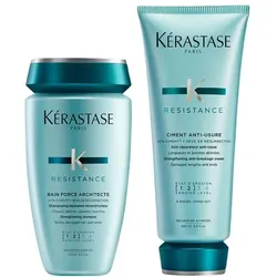 450ml Kérastase Resistance Force Pflegeduo Set (Shampoo 250ml + Conditioner 200ml)