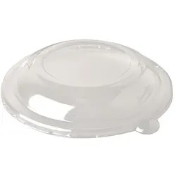 PAPSTAR 400 Dom-Deckel, PET rund Ø 19 cm · 3 cm klar