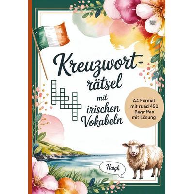 Kreuzworträtsel mit irischen Vokabeln, Taschenbuch von Belanna Media, BelannaMedia, 978-3-693-44077-3