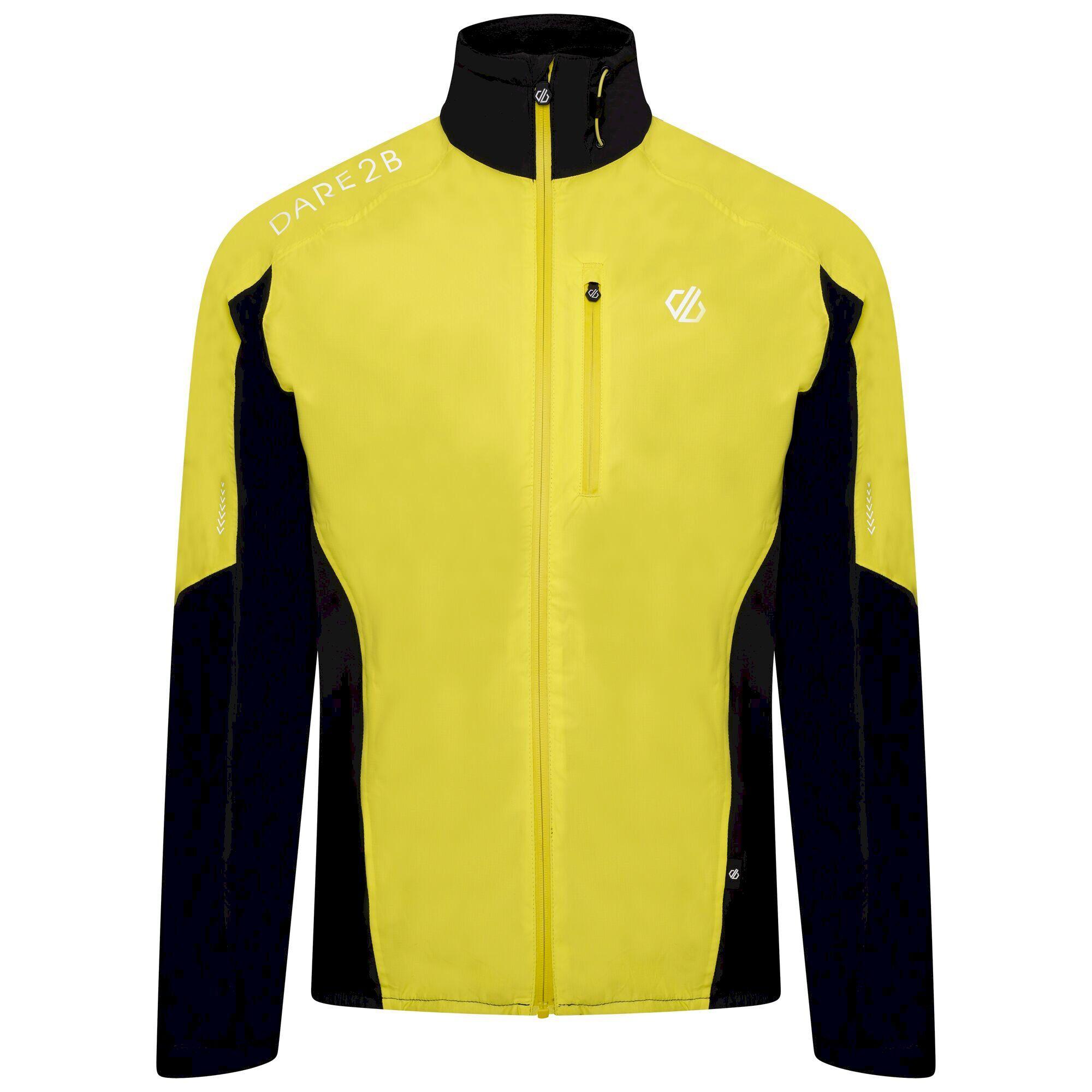 Dare 2B Mens Mediant II Radfahren Jacke (Neon Frühling/Schwarz)