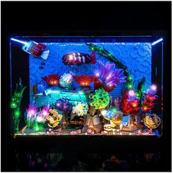 BrickBling LED Beleuchtungs-Set für LEGO 10366 Tropisches Aquarium inkl. Fernbedienung