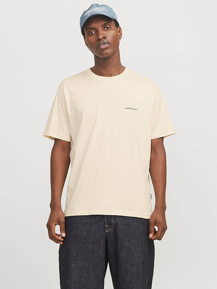 Jack & Jones Shirt "Split" in Beige - XL