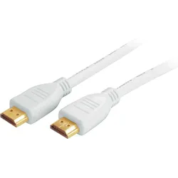 HDMI Anschlusskabel HDMI A-Stecker > HDMI A-Stecker weiß 7,5m