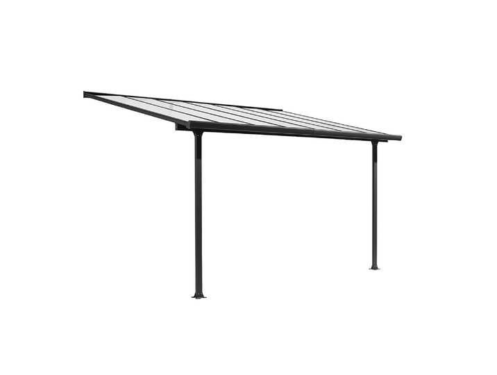 Toit terrasse ALUMINIUM coloris gris anthracite / Surface 9,21 m²