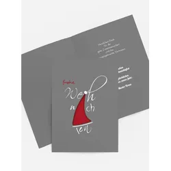 Weihnachtsgrußkarten geschäftlich selbst gestalten mit Spruch und Fotos im Onlinedesigner bei Meine-Kartenmanufaktur.de