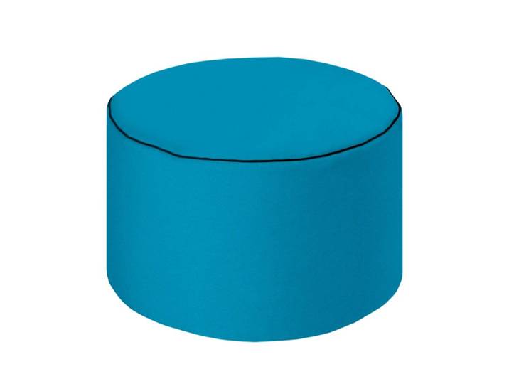 Fußhocker Scuba dot com Ø 50cm Blau/Petrol