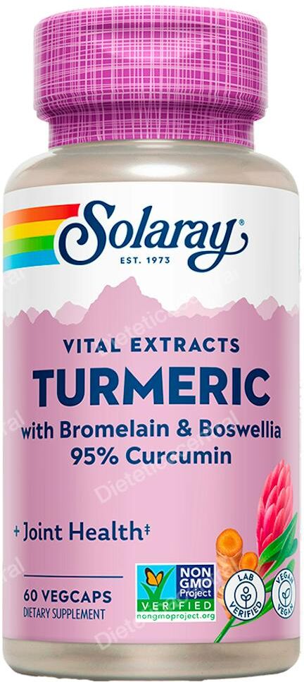 Solaray turmeric bromelain-boswelia 60vcap.
