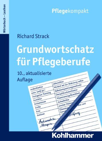 Richard Strack - Grundwortschatz für Pflegeberufe - Preis vom 14.10.2026 23:07:16 h