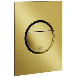 Grohe Nova Cosmopolitan S Abdeckplatte für 2-Mengen- und Start + Stopbetätigung, 37601GN0, Farbe: Cool sunrise gebürstet