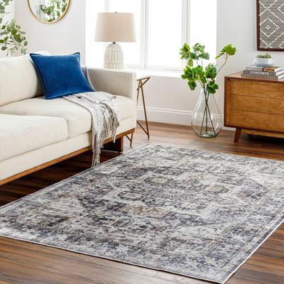 Livabliss Syabira Machine Washable Traditional Area Rug