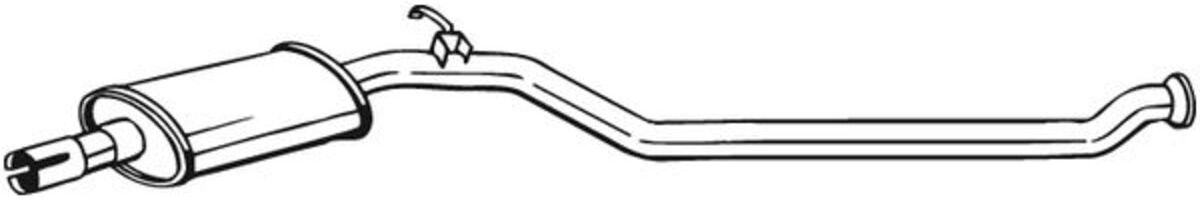 Mittelschalldämpfer BOSAL 284-619