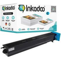 Inkadoo, Toner, Toner kompatibel zu Konica Minolta A0TM450 / TN-613C Toner, cyan Cyan (C)