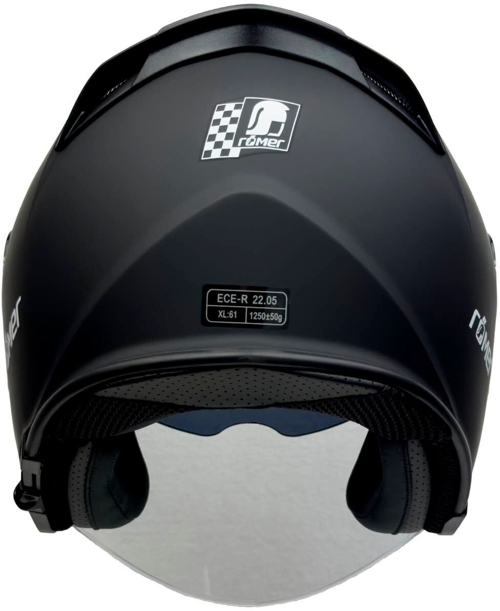 Motorradhelm RÖMER HELME "Koblenz" Gr. XS, schwarz, Helme, XS, Motorradhelm
