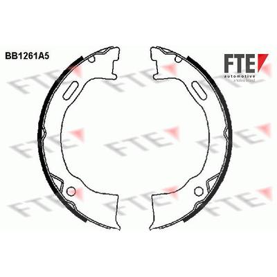 Fte Bremsbackensatz, Feststellbremse [Hersteller-Nr. 9100054] für Ford Usa, Jeep