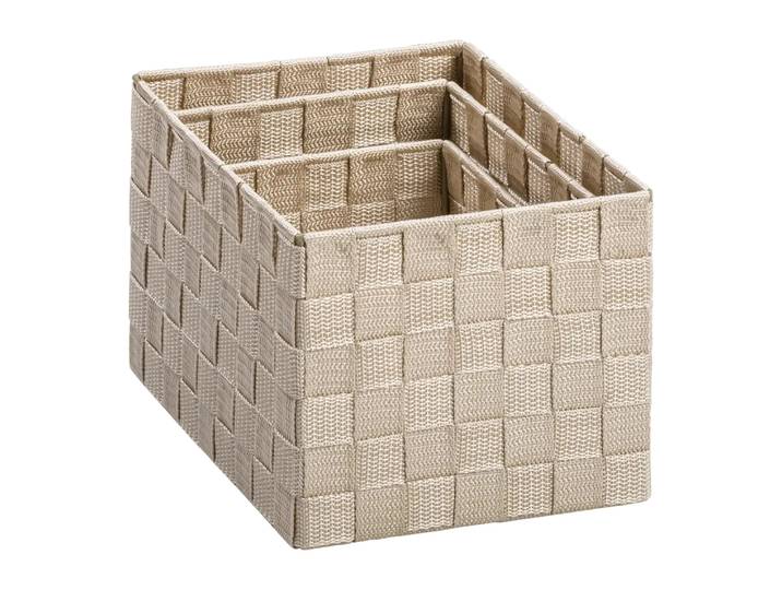 Aufbewahrungsbox Weave, Edy&liv, beige, Kunststoff