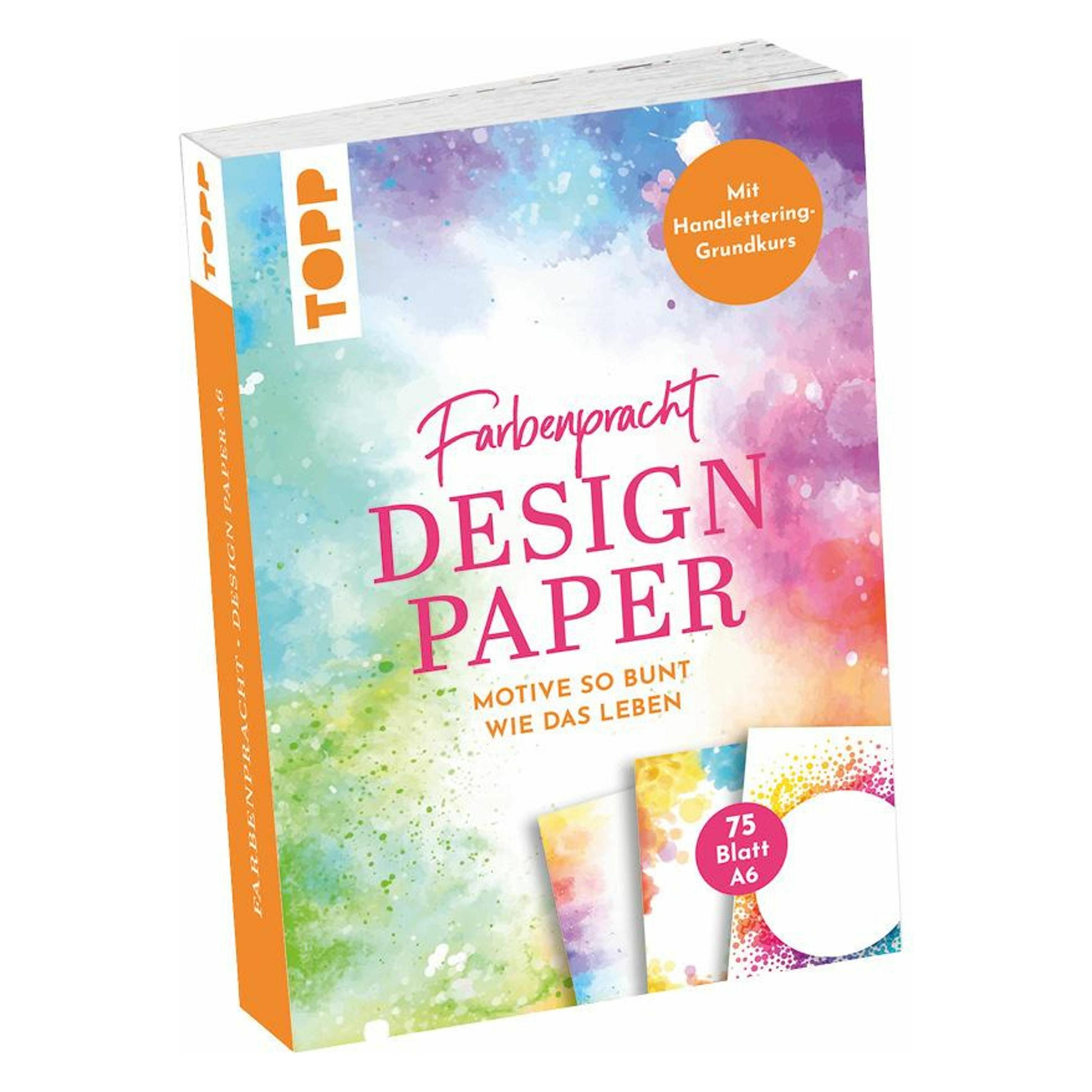 Frech Blum:Design Paper Farbenpracht A6 (220 g/m², 75x) (60697987)