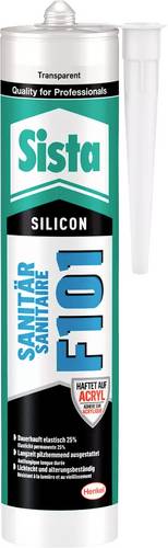 Sista F101 Sanitär-Silikon Herstellerfarbe Transparent L21TR 300ml