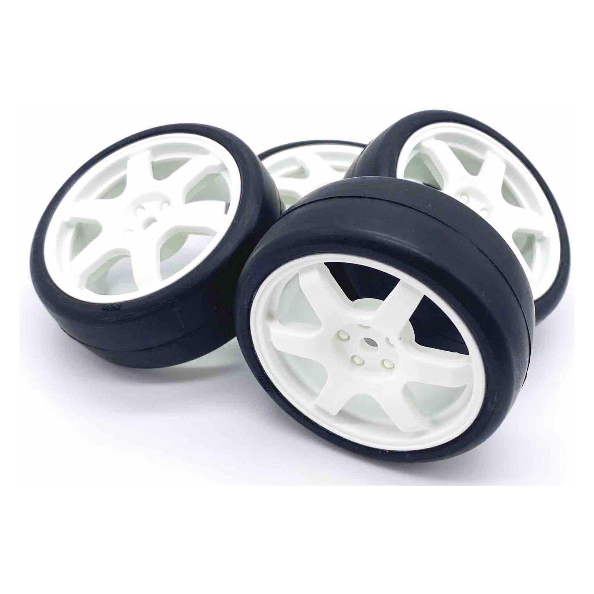 Tpro 1/10 TC Racing Räder "Long Life" (4) (TP440140WH)