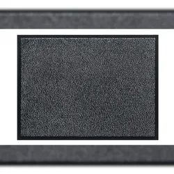 aro Schmutzfangmatte, Kunststoff, 60 x 40 cm, dunkelgrau