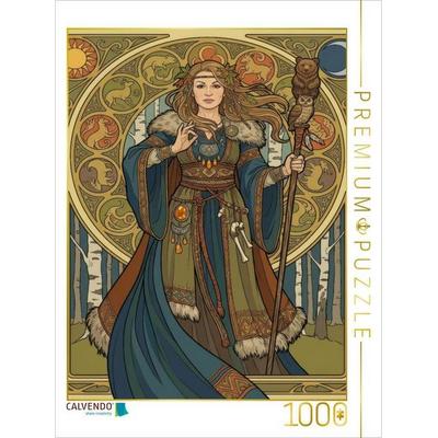 CALVENDO Puzzle Dusana als Hüterin der Natur | 1000 Teile Lege-Größe 64x48cm Foto-Puzzle für glückliche Stunden