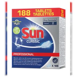Sun 8717163624173 Sun Professional Spülmaschinentabs Classic, 188 Stück