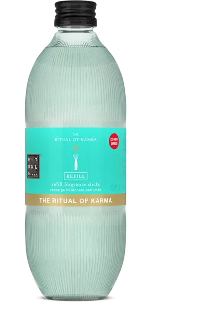 Rituals Navulling voor Geurstokjes Ritual of Karma - 500 ml - Frisse bloemengeur