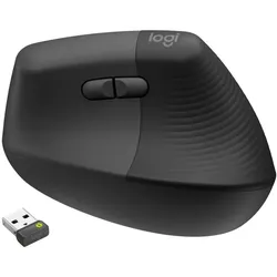 Logitech Wireless Mouse Lift right f.business Ergonomic bla
