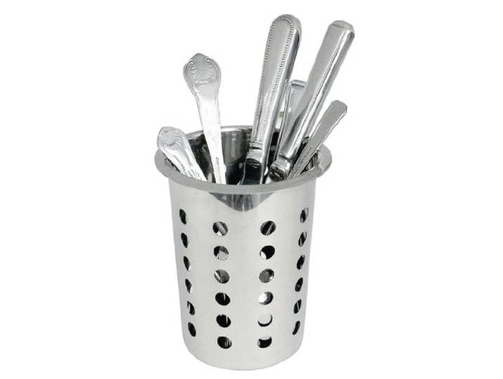 Ronde Bestek Mand RVS Keuken Lepel Gebruiksvoorwerp Houder Trays