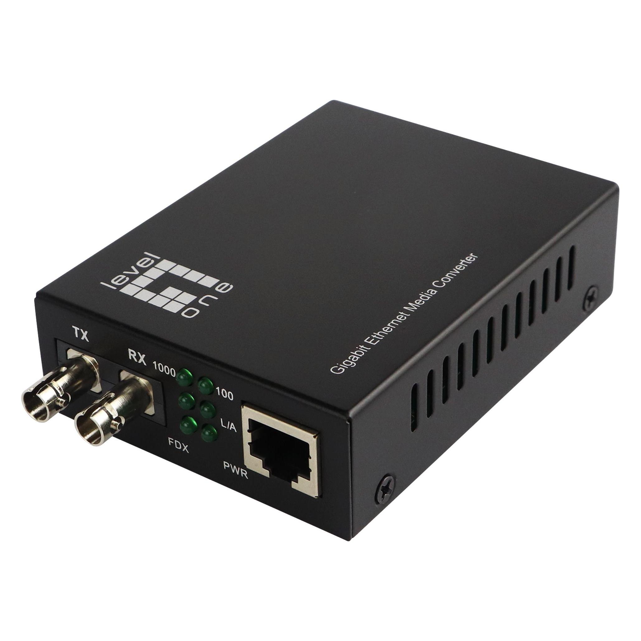 LevelOne Konverter GVT-2003 10/100/1000T> IEEE 802.3x Flow (GVT-2003)