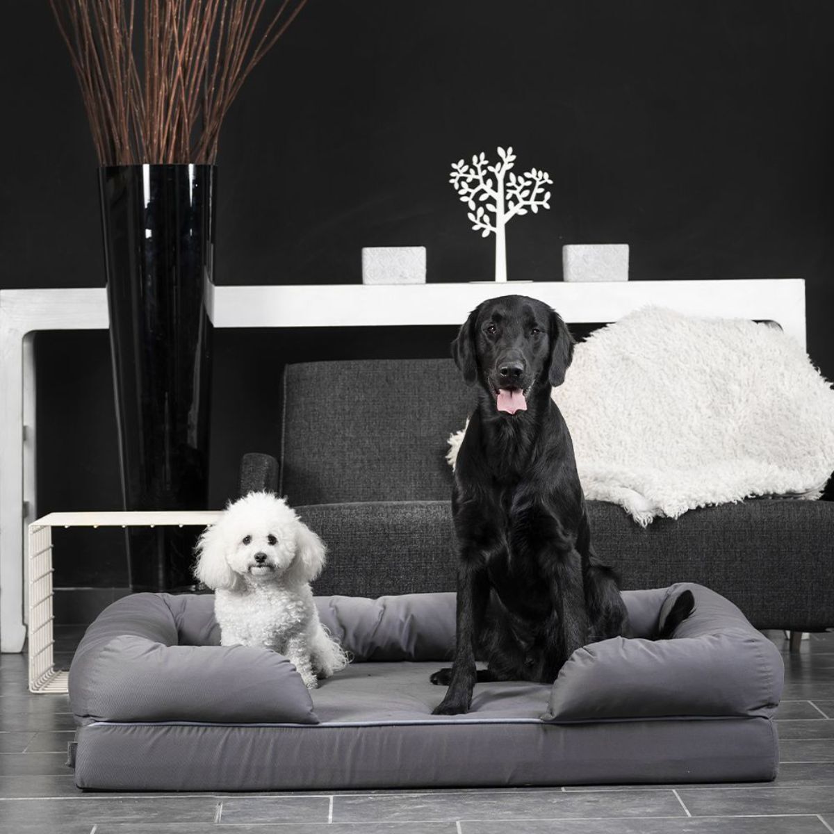Croci Cuscino Cane Ortopedico Memory Foam Grigio S