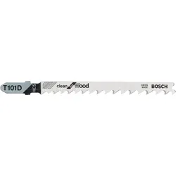 Stichsägeblätter BOSCH T101D Länge 100mm VPE 5 Stück f. saubere gerade Schnitte in Holz