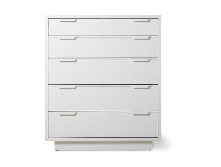 HKliving Ladekast Chest Met 5 laden - Eggshell White