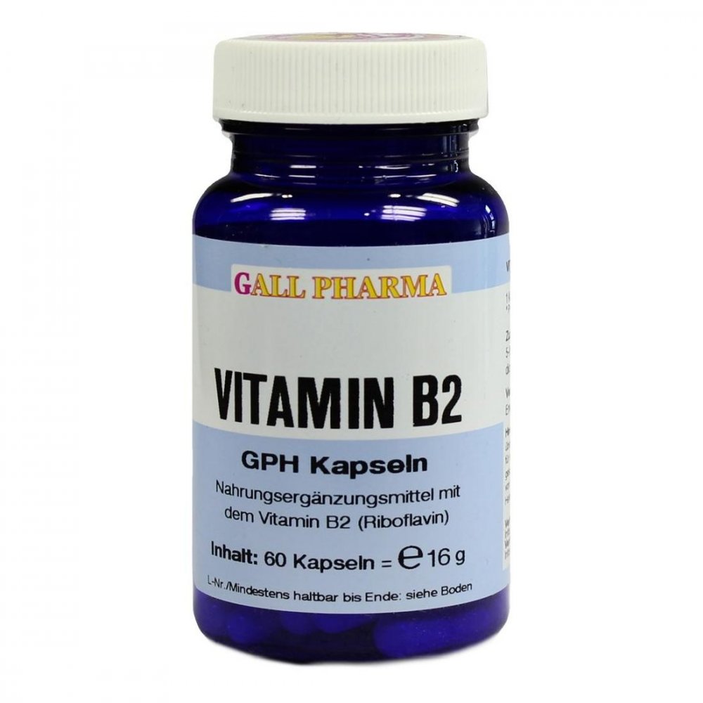 Hecht-Pharma GmbH Vitamin B2 Gph 1,6 mg Kapseln 03379508