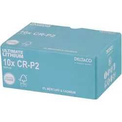 Deltaco ULTB-CRP2-10P (1 Stk., CRP2, 1500 mAh), Batterien + Akkus