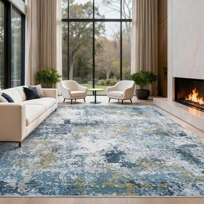 Garvee Modern Colorful Abstract Area Rug
