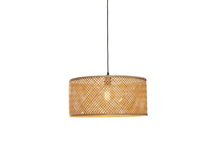 GOOD&MOJO - Lampe à suspendre Java - Bambou - Ø50cm Lampe à suspendre - Lampe de table à manger - Lampe de salon - Lampe de chambre à coucher - Salon