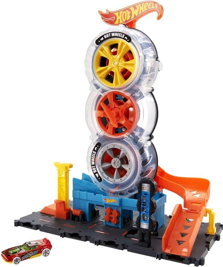 Mattel Hot Wheels City Super Bandenservice speelset