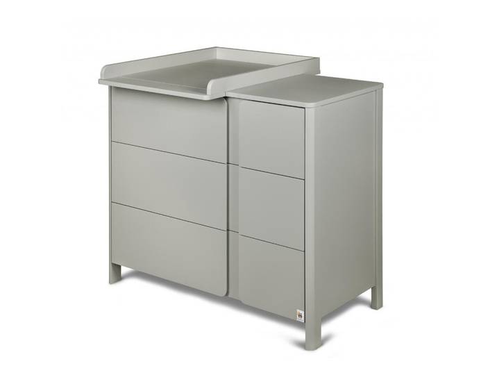 Furnlux Wickeltisch Classic Hellgrau 105x54x91 cm, Holz, 105x91x54 cm, Baby- und Kindermöbel, Babyzimmer, Wickelkommode & Zubehör, Wickelkommoden