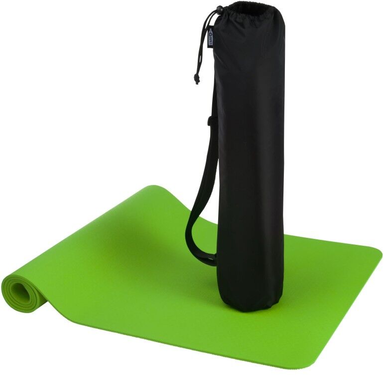 Tapis de yoga publicitaire en TPE recyclé Virabha vert