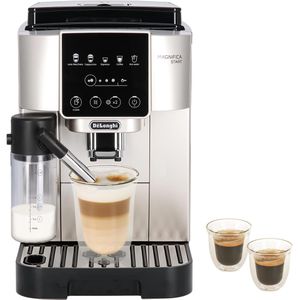 DeLonghi Kaffeevollautomat Magnifica Start, ECAM220.80.SB, mit Milchsystem, 1,8 Liter, Touchscreen, 4 Kaffeespezialitäten